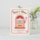 レトロモダンスロット結婚マシン 招待状 (スタンド正面)