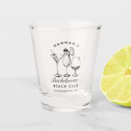 レトロモダンバチェロレッテ週末用パーティーショットグラス ショットグラス