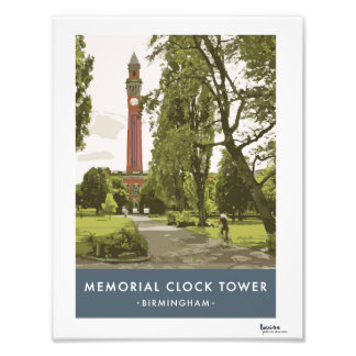 レトロモダンバーミンガムポスター フォトプリント           