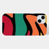 レトロモダンパターン Case-Mate iPhoneケース (裏面 (横))