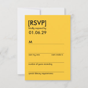 レトロモダンパーフェクトチェアペアEamesウェディングRSVP 出欠カード