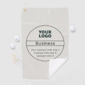 レトロモダンビジネス情報ま連絡たはブランド情報 ゴルフタオル (インサイチュ)