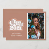 レトロモダンピンククラス2021年発表 案内状 (正面/裏面)