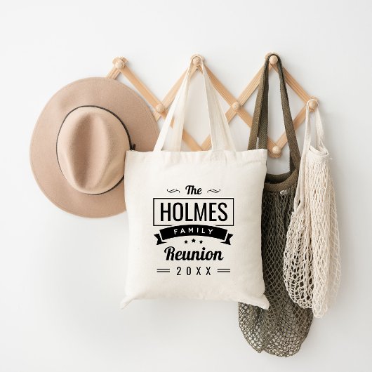 レトロモダンファミリ懇親会ロゴ トートバッグ