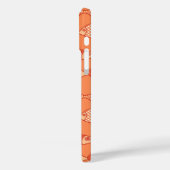 レトロモダンフィッシュライトコーラルオレンジ&タンゲリン Case-Mate iPhoneケース (裏面 / 左)