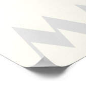 レトロモダンフルーツマーケットレモンブロッサム ポスター (角)