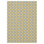 レトロモダンフローラオングレー テーブルクロス (正面)