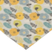 レトロモダンフローラオングレー テーブルクロス (アングル)