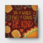 レトロモダンブラウンBe親切な吸光度プラーク フォトプラーク (正面)