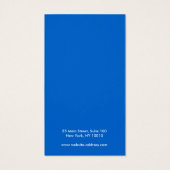 レトロモダンブラックイヤリングディスプレイカード (裏面)