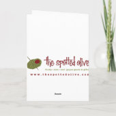 レトロモダンホリデーオーナメントカード シーズンカード (裏面)