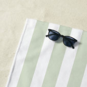 レトロモダンマルガリタスアンドマトリモンバストライプのハ ビーチタオル (インサイチュ)