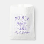 レトロモダンマルガリタスアンドマトリモンバストライプのハ フェイバーバッグ (正面)