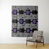 レトロモダンミッドカラムボックスインディゴ タペストリー (インサイチュ)