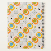 レトロモダンミッドセンチュリースターバストパターン プランナー手帳 (裏面)