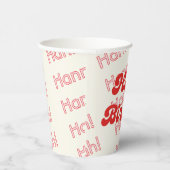 レトロモダンミニマリストのバブルレター誕生日 紙コップ (右)