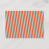 レトロモダンレコード愛の鳥エスコートラベル プレイスカード (裏面)