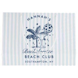 レトロモダンヴィンテージグレーバチェロレッテ ラージペーパーバッグ