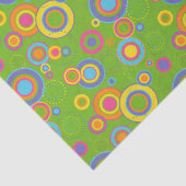 レトロモダン円オングリーン 薄葉紙 (詳細)