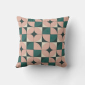 レトロモダン円パターン クッション (裏面)