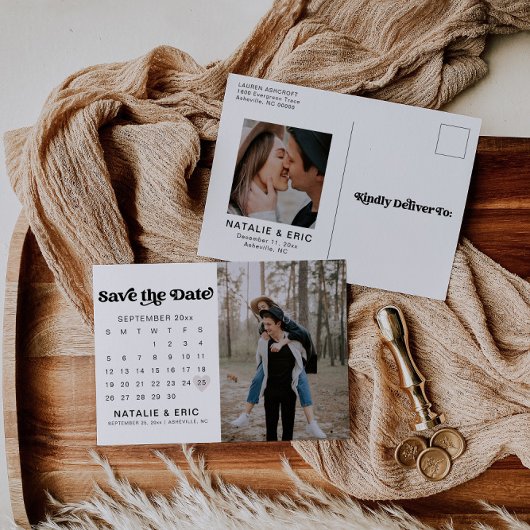 レトロモダン写真ポストカードの保存 ポストカード