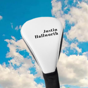 レトロモダン名ミニマルまたはビジネステンプレート ゴルフヘッドカバー