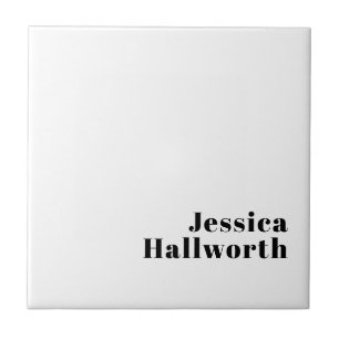 レトロモダン名ミニマルまたはビジネステンプレート タイル