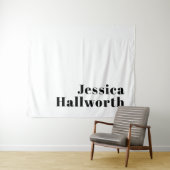 レトロモダン名ミニマルまたはビジネステンプレート タペストリー (インサイチュ(横))