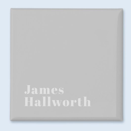 レトロモダン名ミニマルまたはビジネステンプレート マグネット