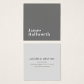 レトロモダン名ミニマル(または他の文字) (正面&裏面)