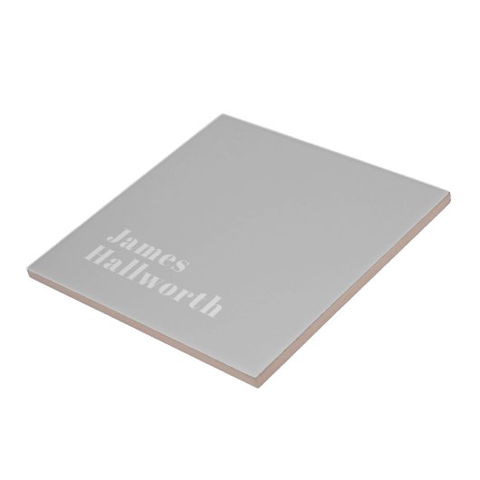 レトロモダン名ミニマル(または他の文字) タイル (側面)