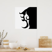 レトロモダン女 ポスター (キッチン)