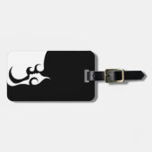 レトロモダン女 ラゲッジタグ (正面横)