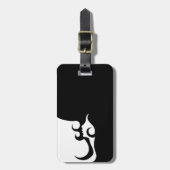 レトロモダン女 ラゲッジタグ (正面縦)