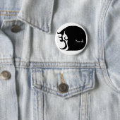 レトロモダン女 缶バッジ (インサイチュ)