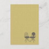 レトロモダン完全椅子ペアEamesエンクロージャカード エンクロージャーカード (裏面)