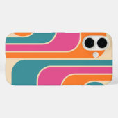 レトロモダン幾何学デザイン Case-Mate iPhoneケース (裏面 (横))