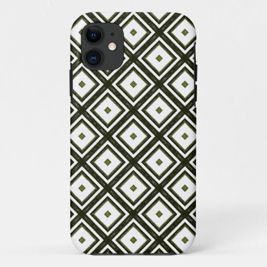 レトロモダン幾何模様 Case-Mate iPhoneケース (裏面)