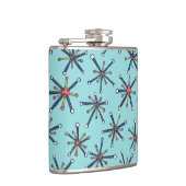 レトロモダン抽象芸術生物学パターン フラスク (右)