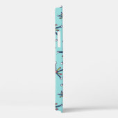 レトロモダン抽象芸術生物学パターン Case-Mate iPhoneケース (裏面 / 右)