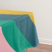 レトロモダン旋回背景 テーブルクロス (インサイチュ)