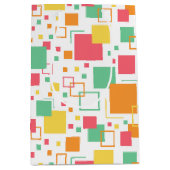 レトロモダン柑橘類 ミディアムペーパーバッグ (正面)