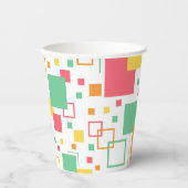 レトロモダン柑橘類 紙コップ (正面)