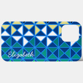 レトロモダン正方形 Case-Mate iPhoneケース (裏面 (横))