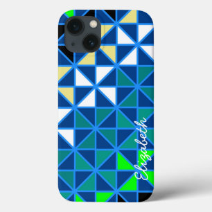 レトロモダン正方形 iPhone 13ケース