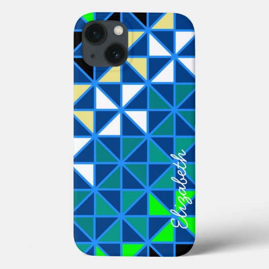 レトロモダン正方形 Case-Mate iPhoneケース (裏面)