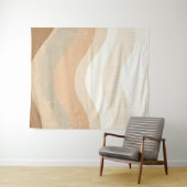レトロモダン波自然中性デザイン タペストリー (インサイチュ(横))