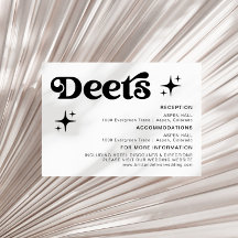 レトロモダン白黒結婚詳細