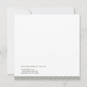 レトロモダン結婚の 招待状 (裏面)