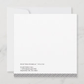 レトロモダン結婚の 招待状 (裏面)